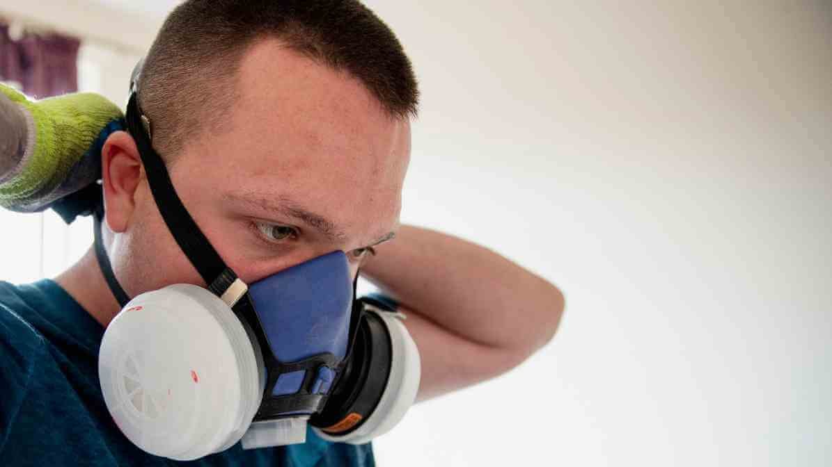 Handling Rat Droppings and Urine - Respirator